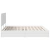 vidaXL Letto con Contenitore Bianco 180 x 200 cm Legno multistrato