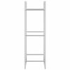 vidaXL Portalegna 50x28x94 cm in Acciaio Inossidabile