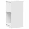 vidaXL Supporto a Torre per Computer con Cassetto Bianco 35x45x77 cm