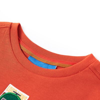 Maglietta da Bambino a Maniche Lunghe Arancione 92