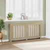 vidaXL Copertura Termosifone Rovere 175x20x82 cm in Legno Multistrato