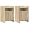 vidaXL Comodini 2 pz Rovere Sonoma 40 x 36 x 60 cm