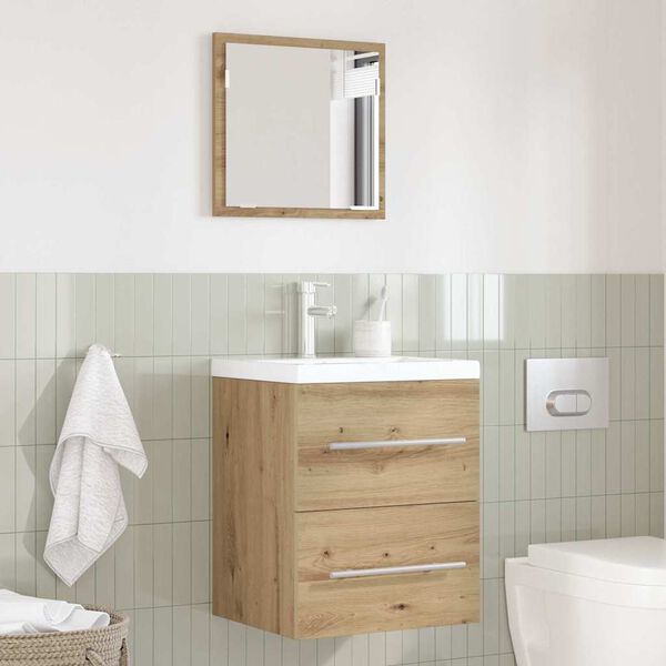 vidaXL Set di mobili per il bagno Marrone 41 x 38,5 x 48 cm