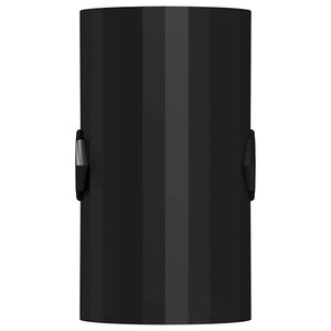 vidaXL Tappi per tavolo da calciobalilla 10 pz Nero 1,7 x 1,7 x 3,2 cm