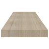 vidaXL Scaffali a Parete 4 pz Rovere 80x23,5x3,8 cm in MDF