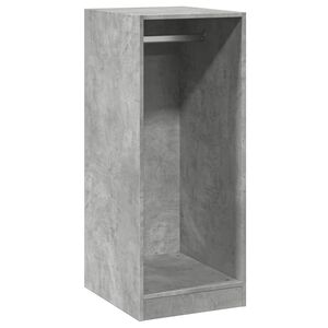 vidaXL Armadio Grigio Cemento 48x41x102 cm in Legno Multistrato