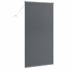 vidaXL Tendaggi a veneziana Grigio scuro 220 x 110 cm Alluminio