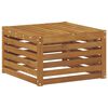 vidaXL Set divani 7 pcs Naturale Legno di Acacia Massello