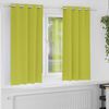 vidaXL Tende Blackout con Anelli 2 pcs Verde 175 x 140 cm Poliestere