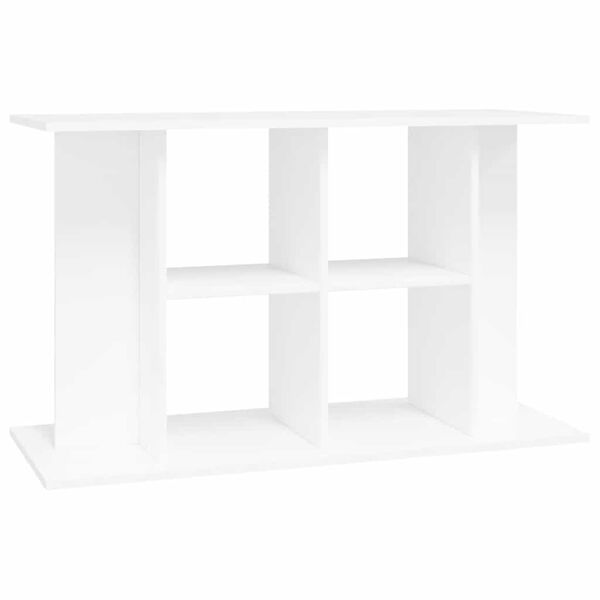 vidaXL Supporto per Acquario 100x40x60 cm in Legno Multistrato Bianco