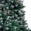 vidaXL Albero di Natale Preilluminato con Palline e Pigne 210 cm