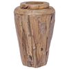 vidaXL Vaso Decorativo 40x60 cm in Legno Massello di Teak