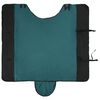 vidaXL Coperta per Cavalli Verde Scuro e Nero 135 cm Poliestere