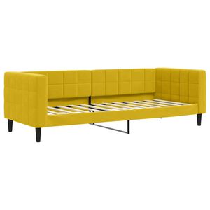 vidaXL Letto da Giorno Giallo 80x200 cm in Velluto