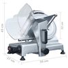 vidaXL Affettatrice per Carne Professionale 220 mm