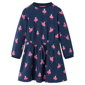 vidaXL Abito da Bambina Blu Marino 104