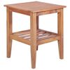 vidaXL Tavolino da Salotto 40x40x50 cm Quadrato Legno Massello di Teak