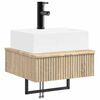 vidaXL Lavabo da Parete Rovere Sonoma 40 x 41 x 39 cm