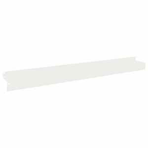 vidaXL Bordura per Prato 10 pz 100 x 10 x 8 cm Acciaio Bianco
