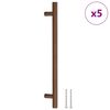 vidaXL Maniglie per Mobili 5pz Bronzo 192mm in Acciaio Inox