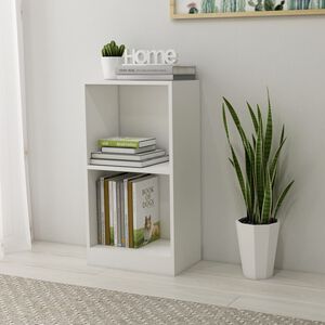 vidaXL Libreria Bianca 40x24x75 cm in Legno Multistrato