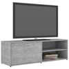 vidaXL Mobile Porta TV Grigio Cemento 120x34x37cm in Legno Multistrato