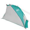 vidaXL Tenda da Spiaggia Verde Mare 268x223x125 cm in Poliestere 185T