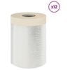 vidaXL Telo per Polvere con Nastro Adesivo 12 pcs 30 x 3300 cm HDPE