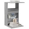 vidaXL Tavolo laterale Grigio Sonoma 40 x 35 x 60,5 cm
