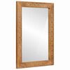 vidaXL Specchio da bagno Rettangolare Marrone Chiaro 50 x 2,5 x 70 cm