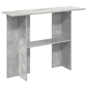 vidaXL Tavolo consolle Grigio Cemento 100 x 30 x 75 cm