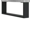 vidaXL Credenza Grigio Cemento 60x36x110 cm in Legno Multistrato