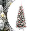 vidaXL Albero di Natale artificiale Bianco 53 x 53 x 120 cm