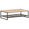 vidaXL Tavolino da Salotto 110x60x35 cm in Legno Massello di Mango