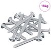 vidaXL Vite 1600 pz Argento M6 x 60 mm Acciaio