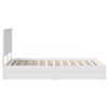 vidaXL Letto con Contenitore Bianco 120 x 190 cm Legno multistrato