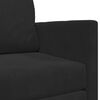 vidaXL Divano letto 110cm Nero Velluto