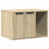 vidaXL Recinto Lettiera Gatti Rovere Sonoma 60x40x40 cm in Truciolato