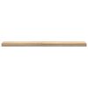 vidaXL Davanzali 2 pz Non Trattati 120x15x2cm Legno Massello di Rovere
