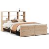 vidaXL Letto Libreria senza Materasso 120x200cm Legno Massello di Pino