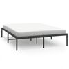 vidaXL Giroletto in Metallo Nero 160x200 cm