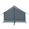 vidaXL Tenda da Campeggio per 2 Persone Blu Impermeabile