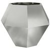 vidaXL Fioriera Argento 100 x 100 x 80 cm Acciaio zincato