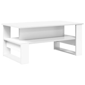 vidaXL Tavolino da salotto Bianco 90 x 50 x 40 cm Legno multistrato