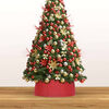 vidaXL Gonna per Albero di Natale Rossa &Oslash;65x19,5 cm