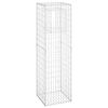 vidaXL Cesto a Gabbione a Torre 50x50x180 cm in Ferro