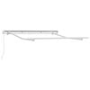 vidaXL Struttura della tenda Bianco 2,5 x 2 m Metallo