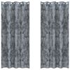 vidaXL Tende in Velluto 2 pz Grigio Argento 225 x 140 cm Velluto