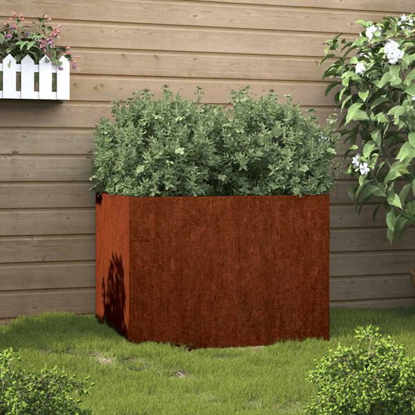 vidaXL Fioriera 62x47x46 cm Acciaio Corten