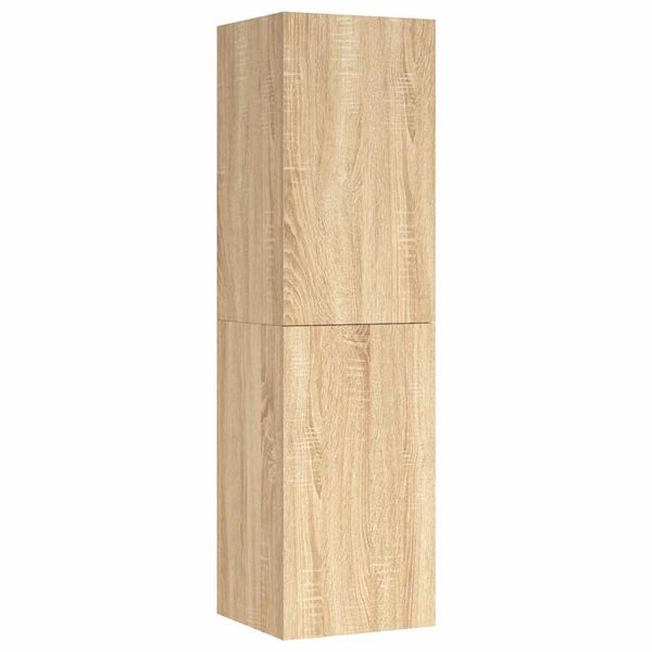 vidaXL Mobile Porta TV Rovere Sonoma 30,5x30x110 cm Legno Multistrato
